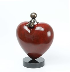 Big Love by Doug Hyde - Limited Edition Bronze Sculpture sized 11x13 inches. Available from Whitewall Galleries